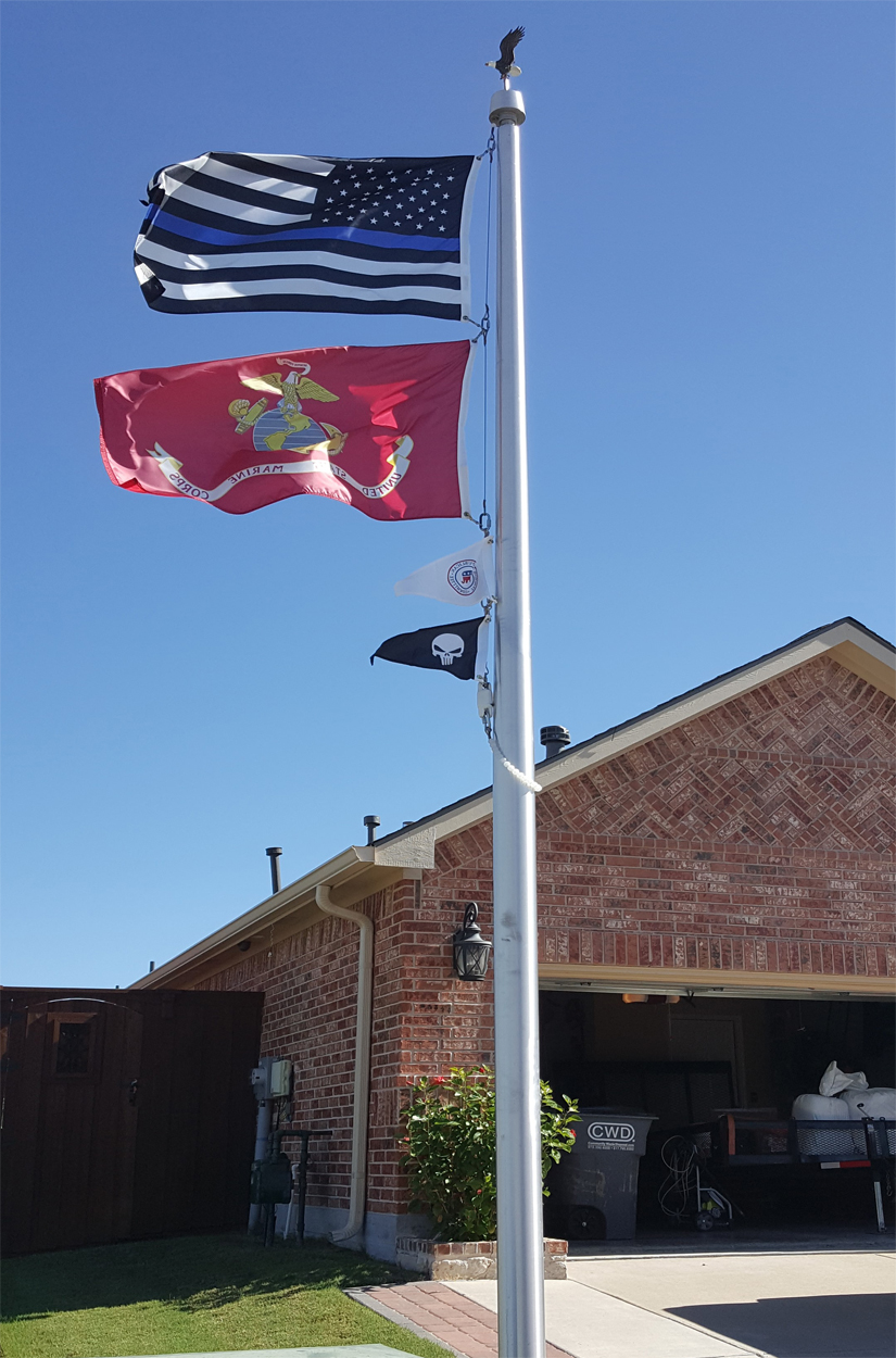 residential flag poles