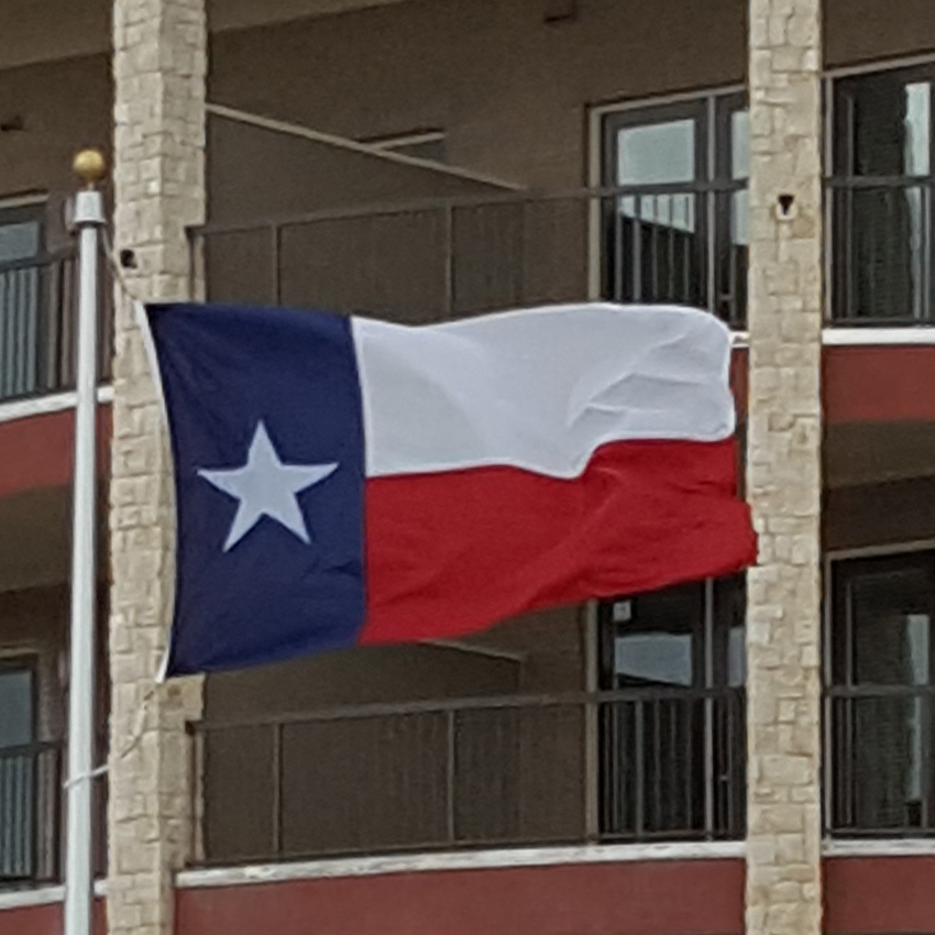 6x10 ft Embroidered Sewn Texas Nylon Flag 6'x10' Grommets Made in USA 