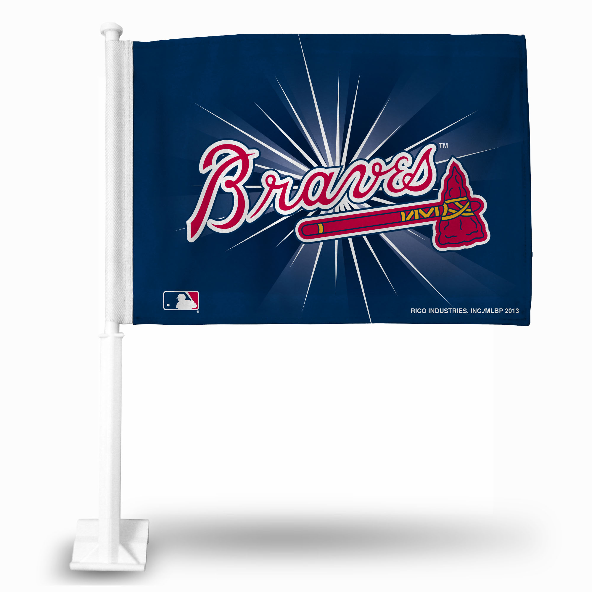 Atlanta Braves Car Flag – Flag Corps, Inc. Flags & Flagpoles