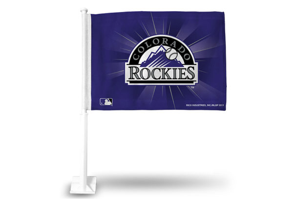 Colorado Rockies Car Flag