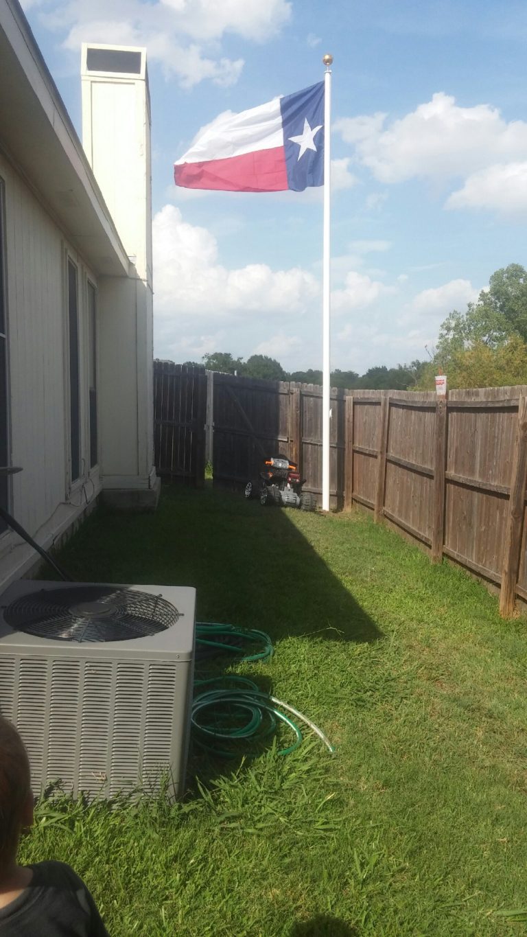 72′ Fiberglass Flagpole Hinged Base External Halyard Flag Corps