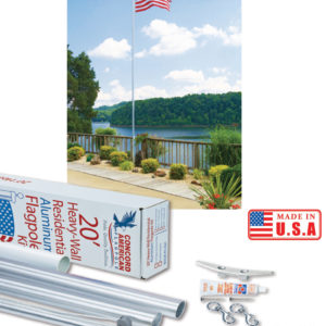 Patio Series Flagpoles | Sectional Flagpoles
