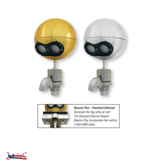 External Halyard Beacon Light | Standard | Flag Corps, Inc. Flags ...