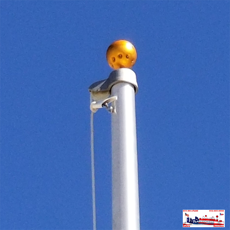 flagpole ball light