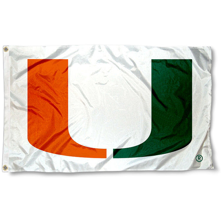 Miami Hurricanes | 3’X5′ Flag – Flag Corps, Inc. Flags & Flagpoles