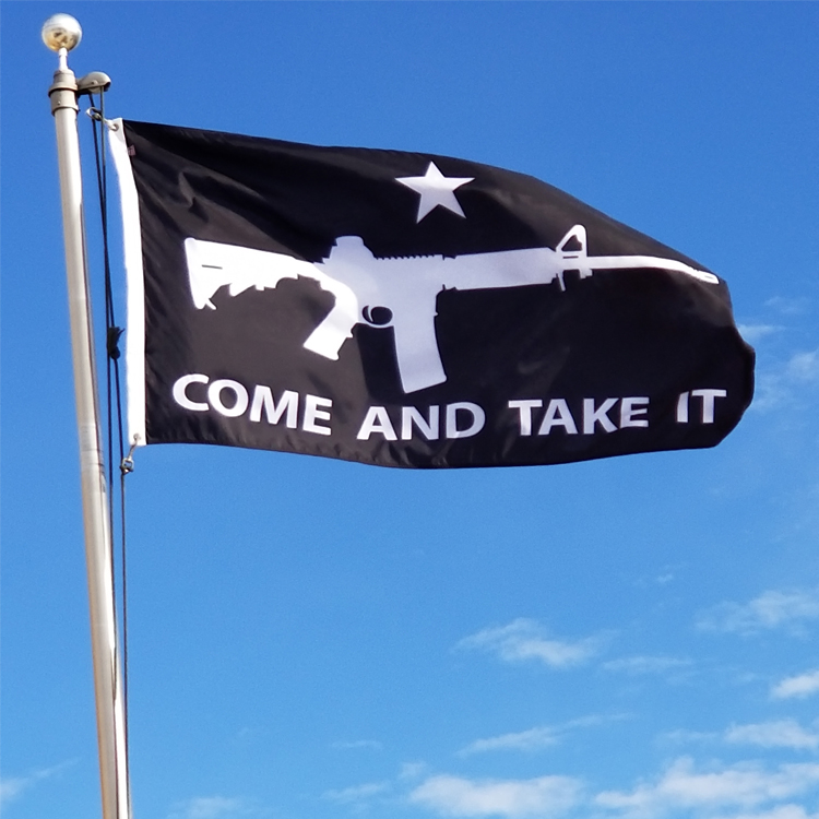 3 X5 Come And Take It Black W Ar15 Flag Corps Inc Flags
