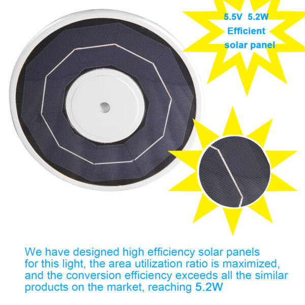 efficient solar flagpole light