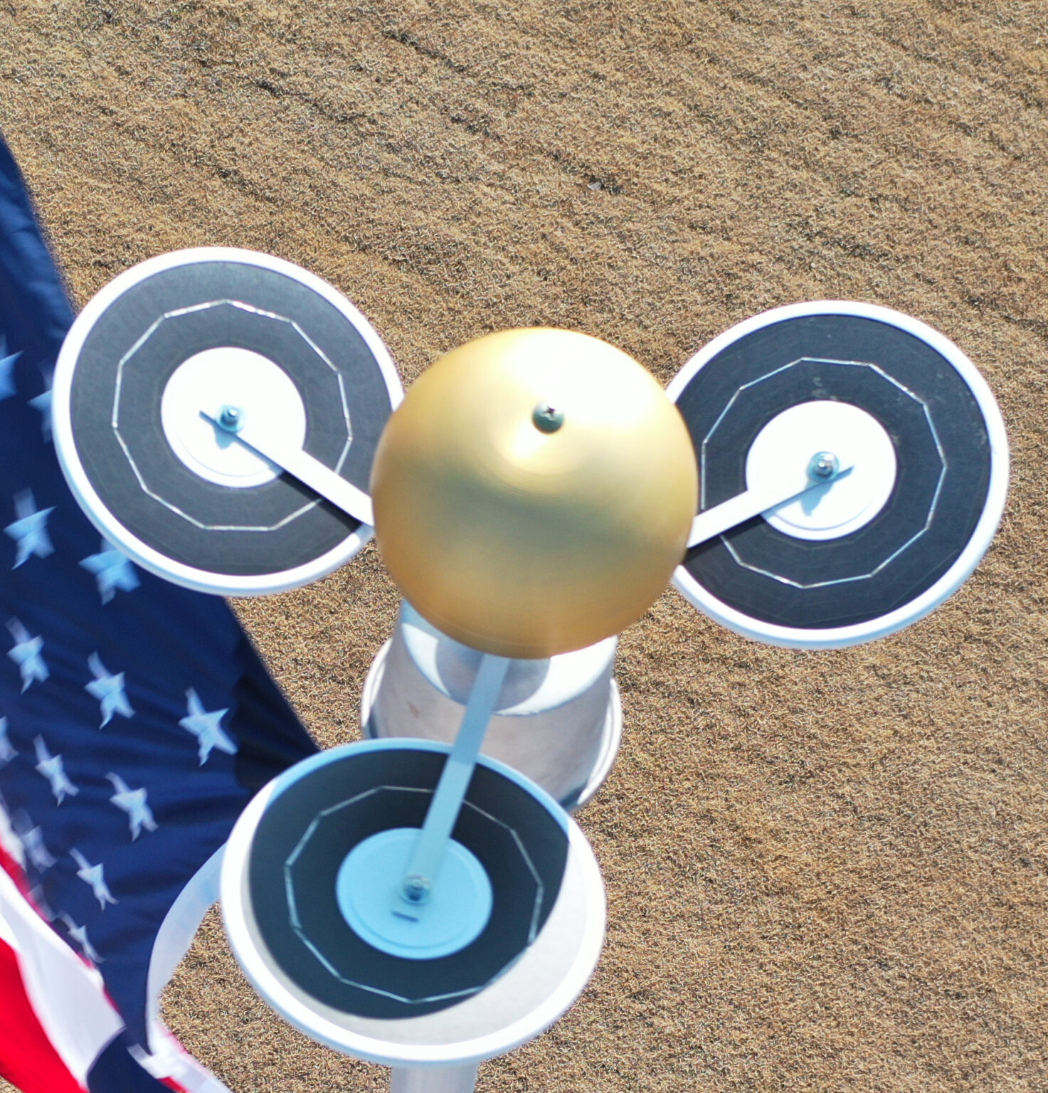 360 LED Solar Flagpole Light Flag Corps, Inc. Flags & Flagpoles