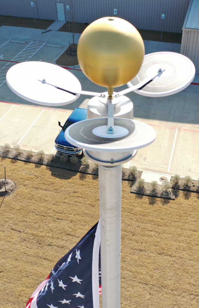 360 LED Solar Flagpole Light Flag Corps, Inc. Flags & Flagpoles