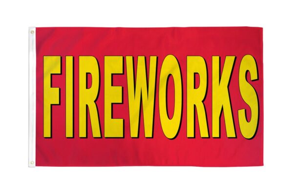 Fireworks POLY Flag | 3'X5'