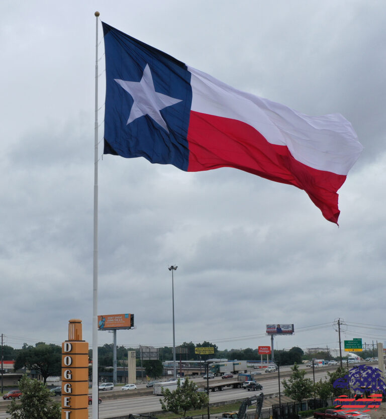40’X80′ Texas Flag Nylon Flag Corps, Inc. Flags & Flagpoles