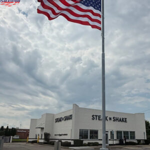 40' Patriot Series Flagpole Powered by The Flag System™