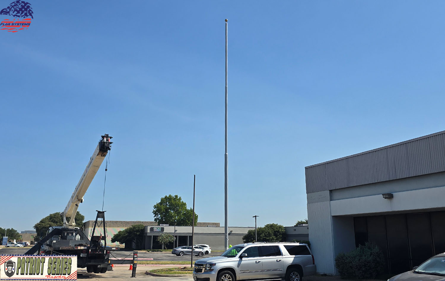 50' Patriot Series Flagpole Powered by The Flag System™ - Image 4