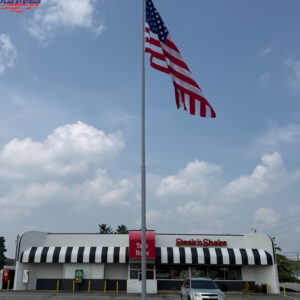 50' Patriot Series Flagpole Powered by The Flag System™
