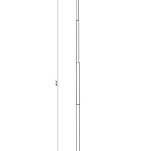 80' Patriot Series Flagpole Powered by The Flag System™